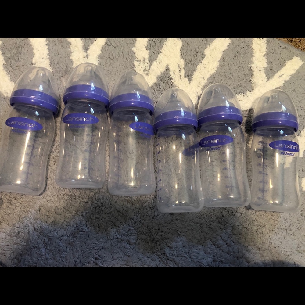 Lansinoh Bottles 5oz (6)- not in picture
